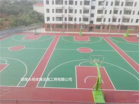 星源學校(xiào)丙烯酸籃球場(chǎng)